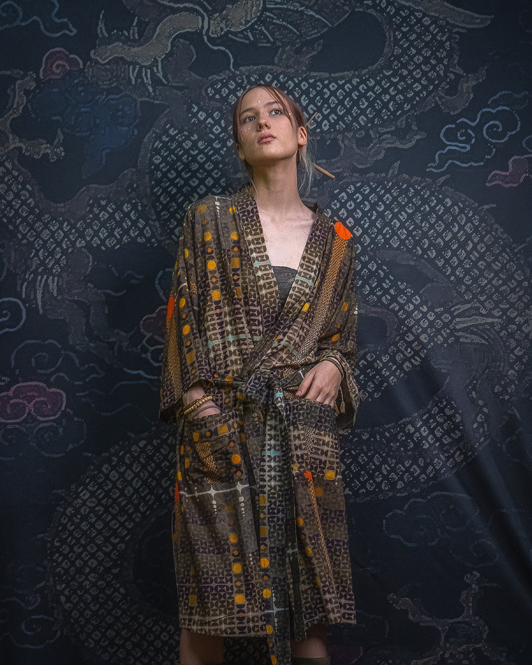 Classic Kimono / Chinese Silk - Raw Slub KINGCACAO